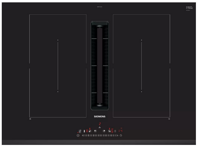 Siemens ED731FQ15E iQ500 Induktionskochfeld mit Wrasenabzug 70 CM