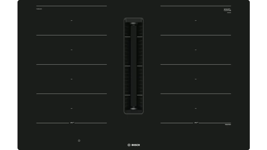 Bosch PXX801D67E Induktionskochfeld mit Dunstabzug 80 CM